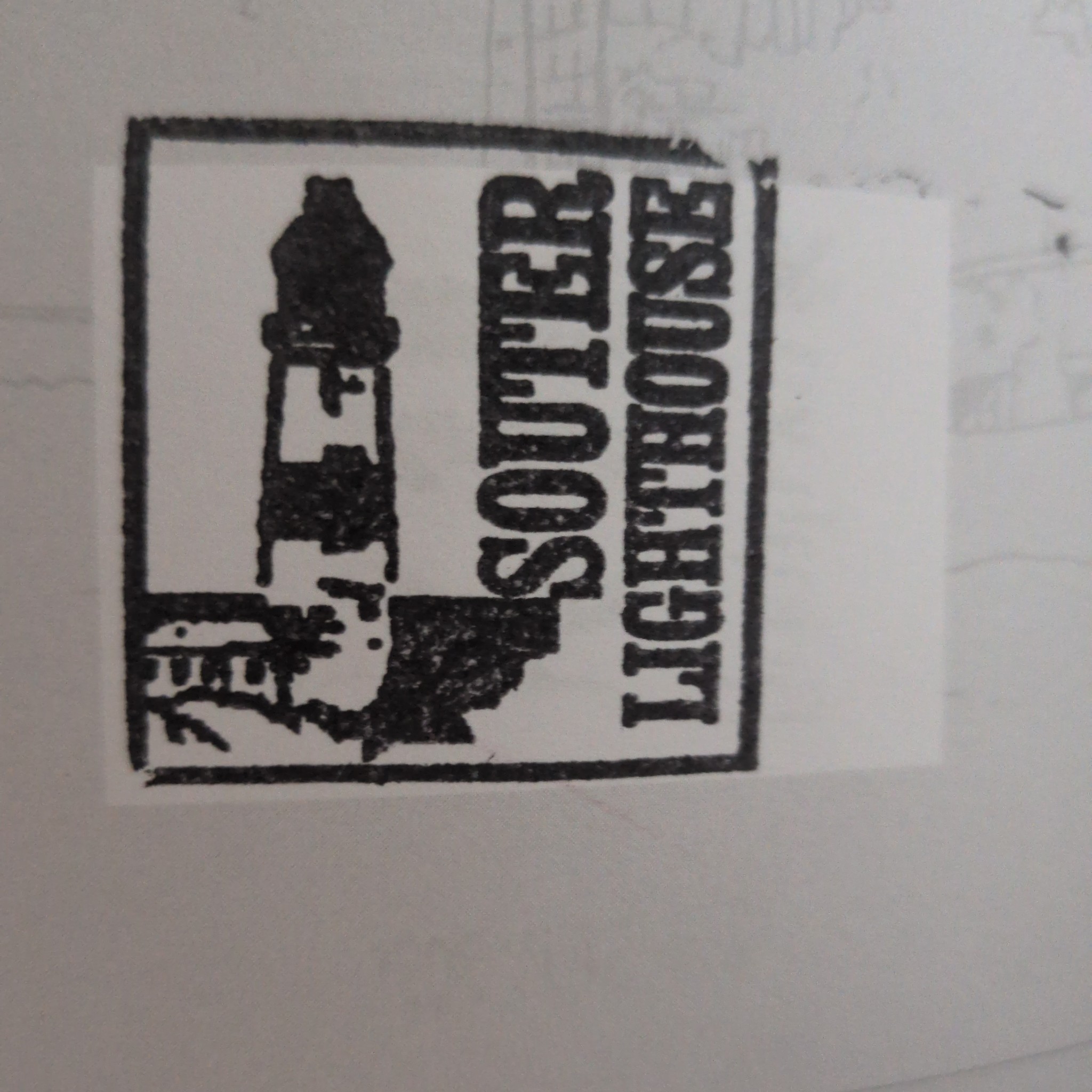 The stamp at Souter Lighthouse