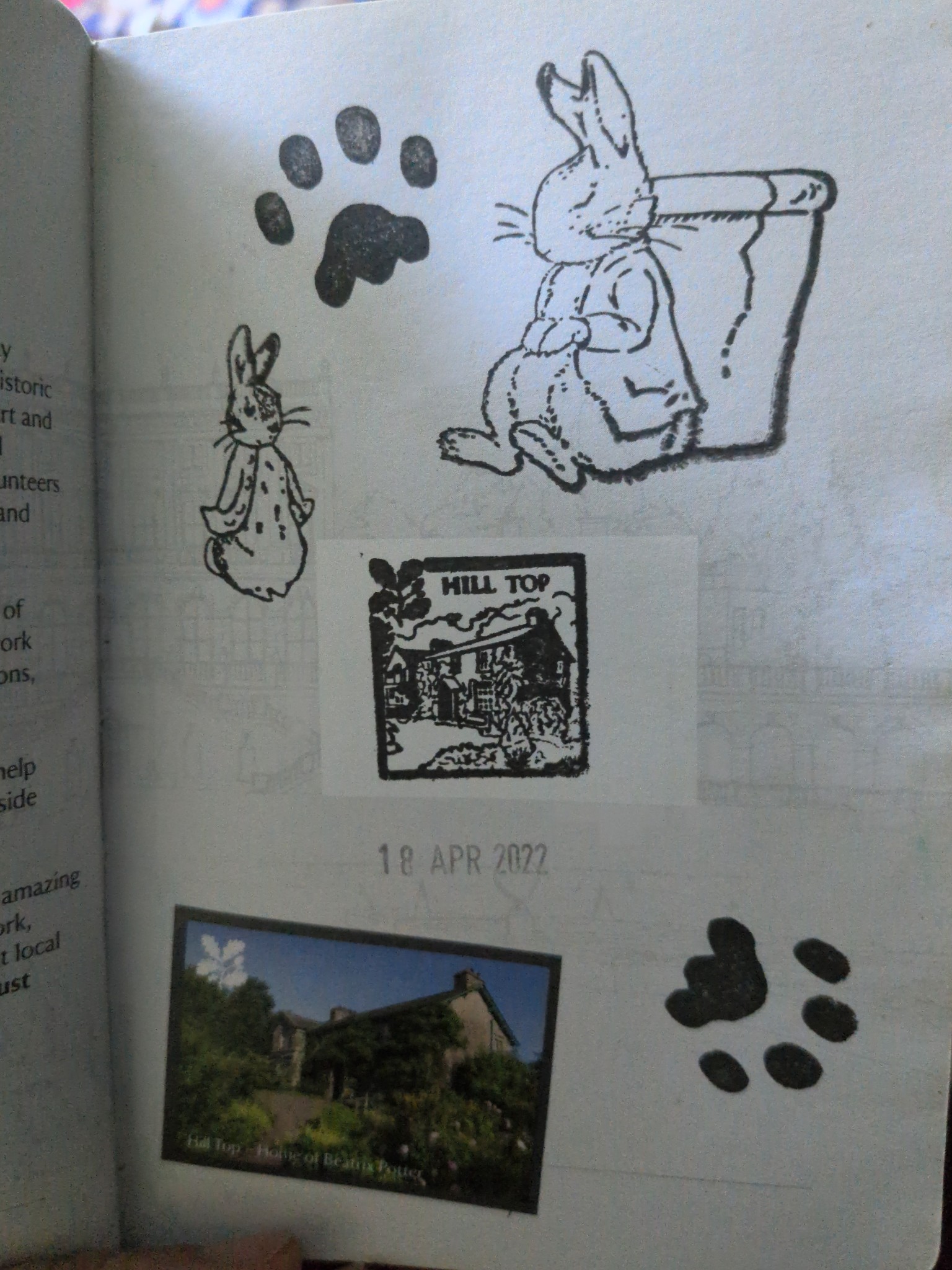 The stamp at Hill Top