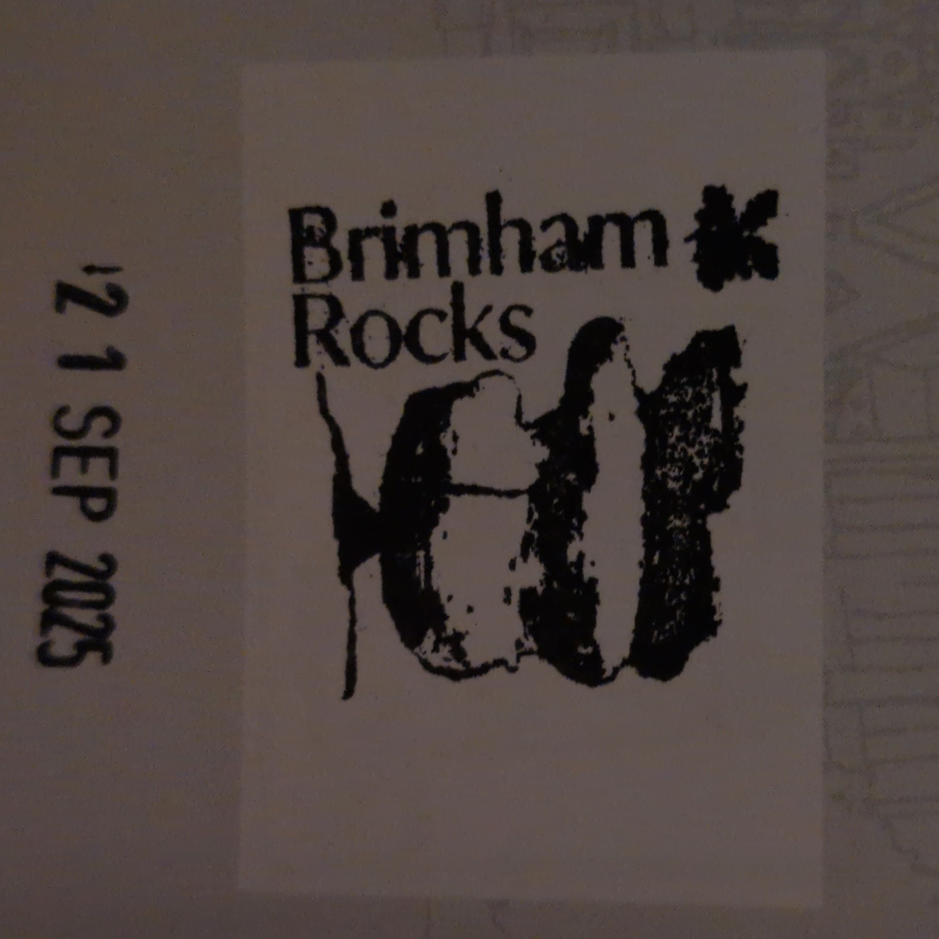 The stamp at Brimham Rocks