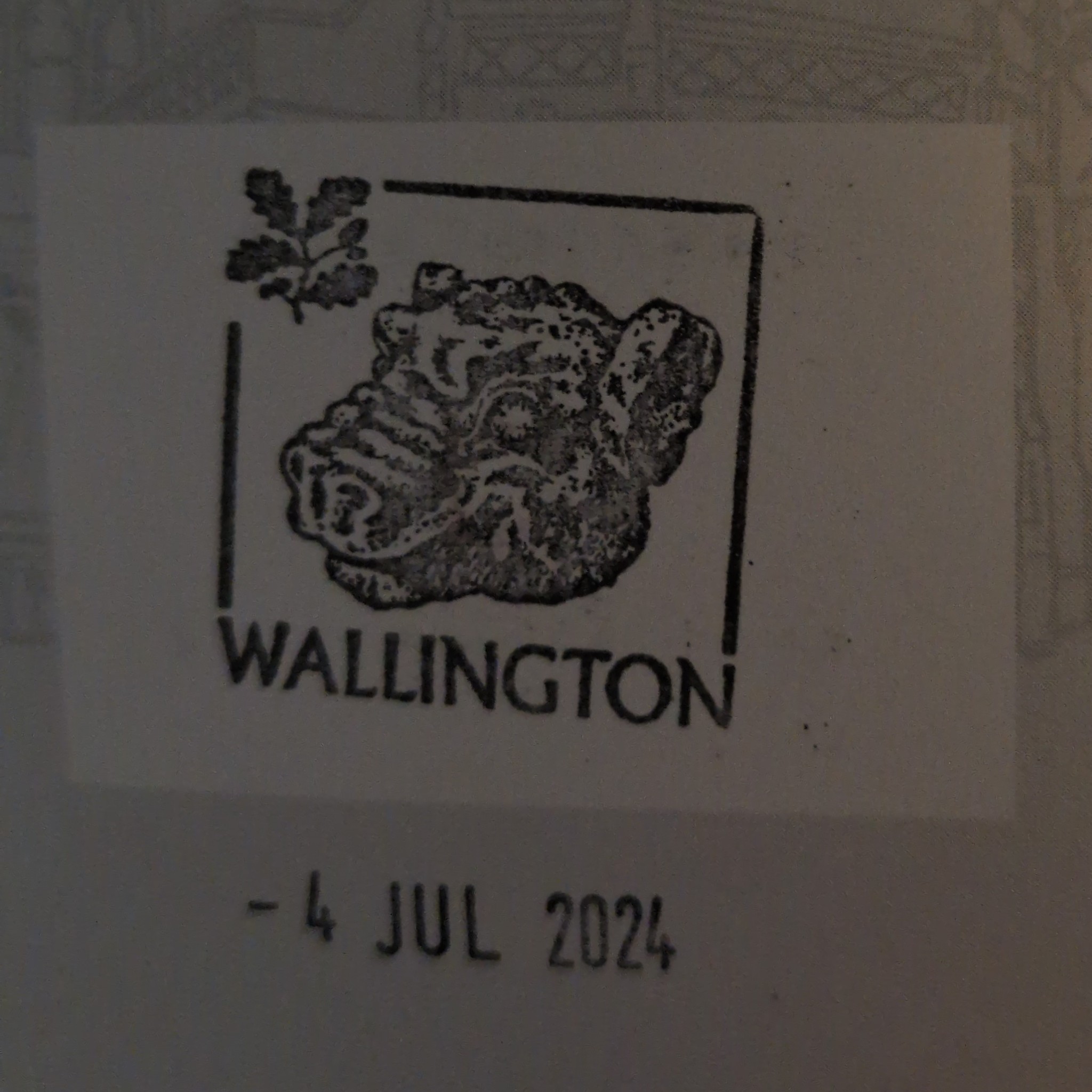 The stamp at Wallington