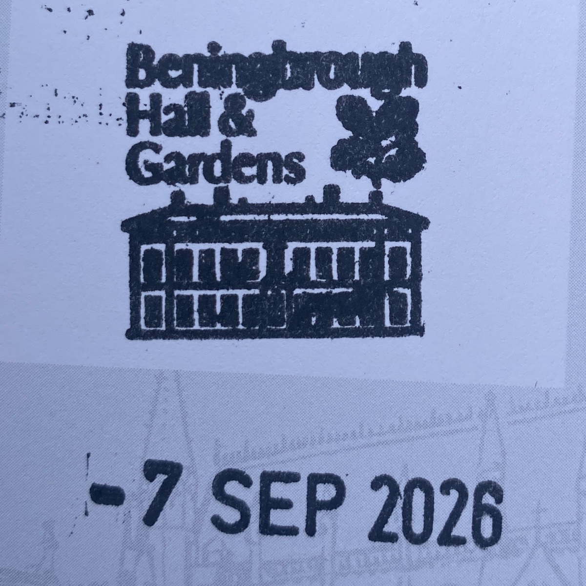 Official stamp shared by Caroline Corah