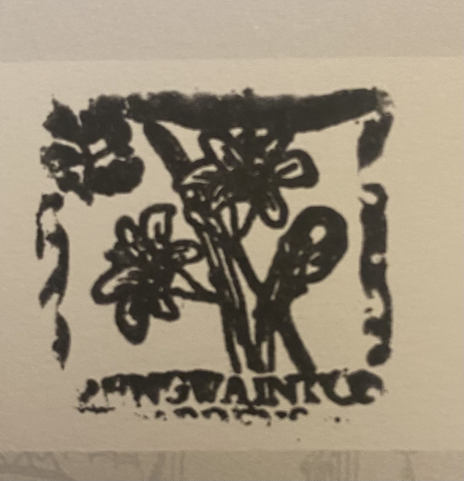The stamp at Trengwainton Garden