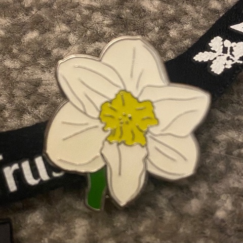 Pin badge at Clumber Park
