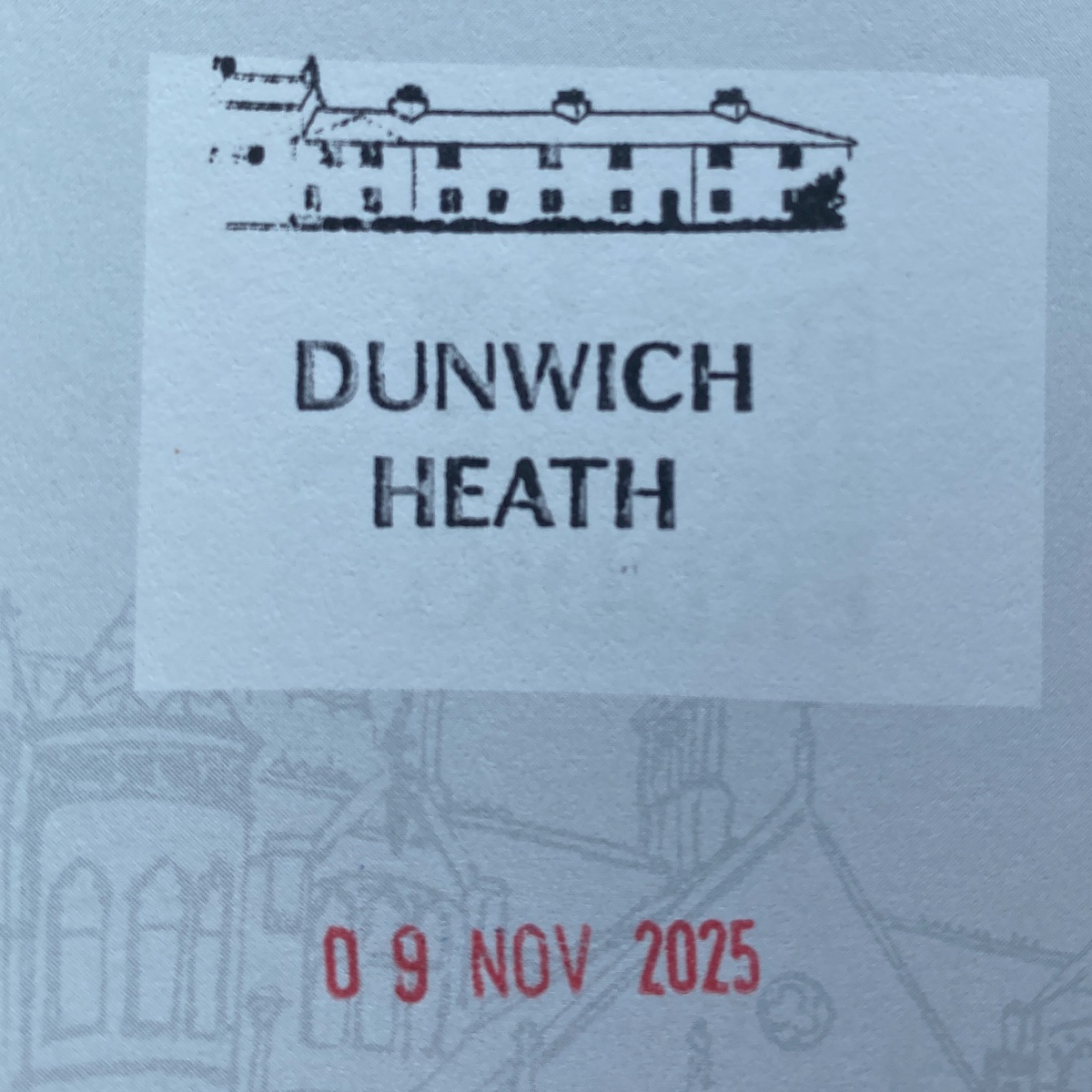 Official stamp shared by Caroline Corah