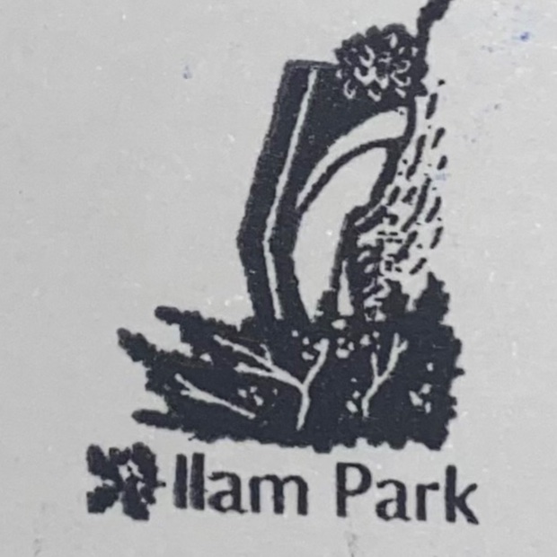The stamp at Ilam Park