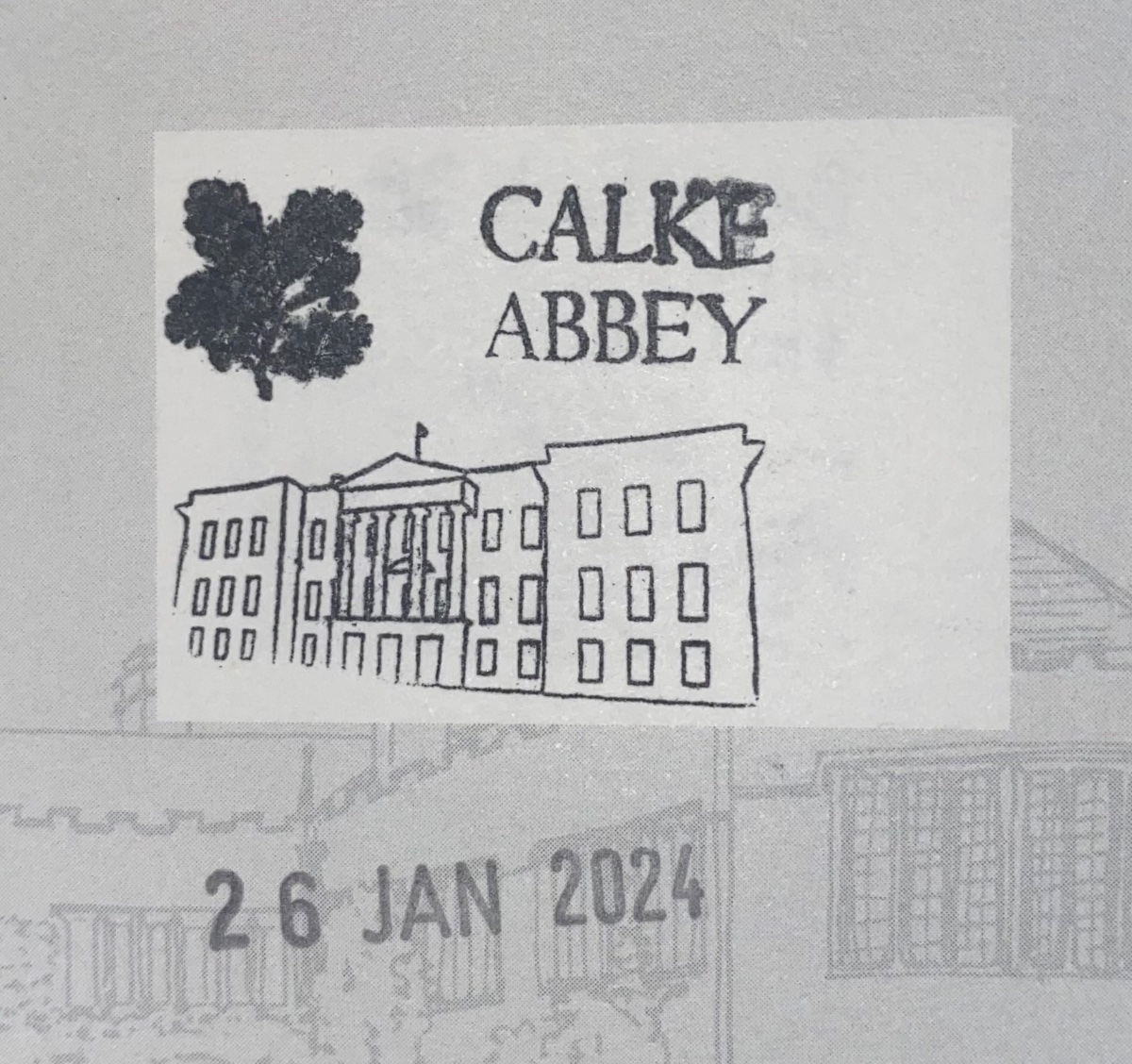The stamp at Calke Abbey