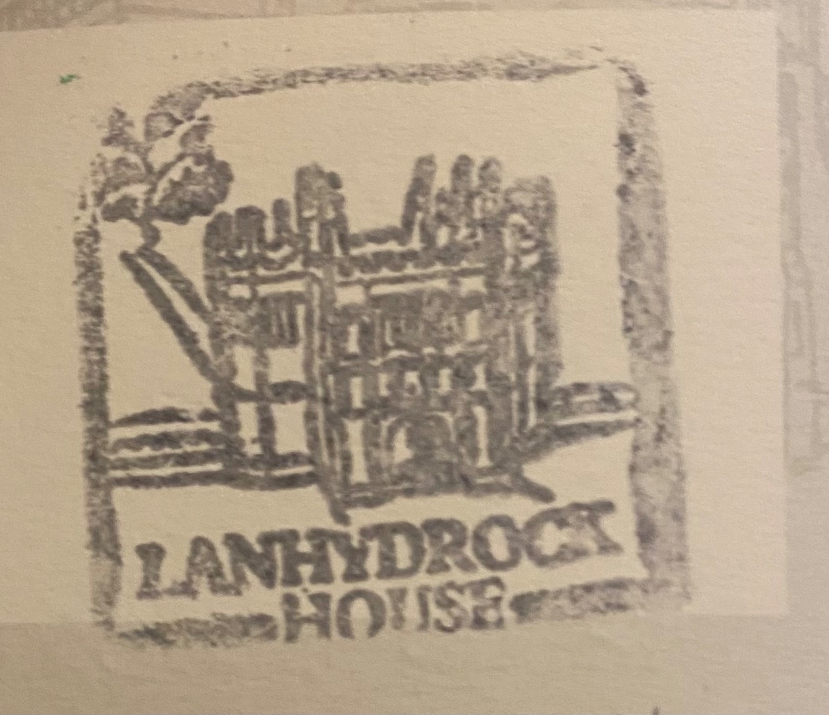 The stamp at Lanhydrock