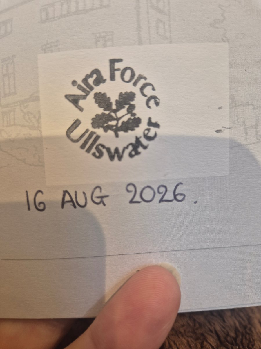 The stamp at Aira Force and Gowbarrow Park