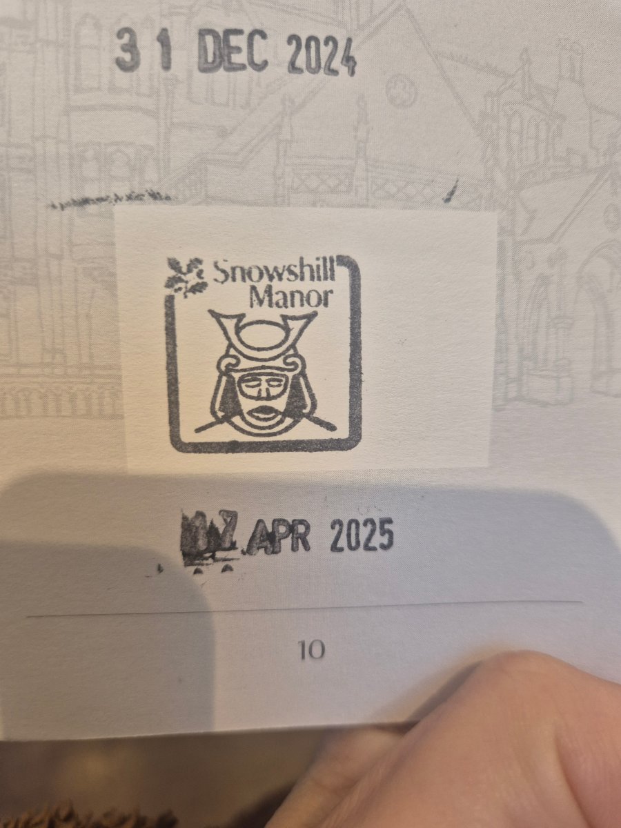Official stamp shared by Jess Baxter