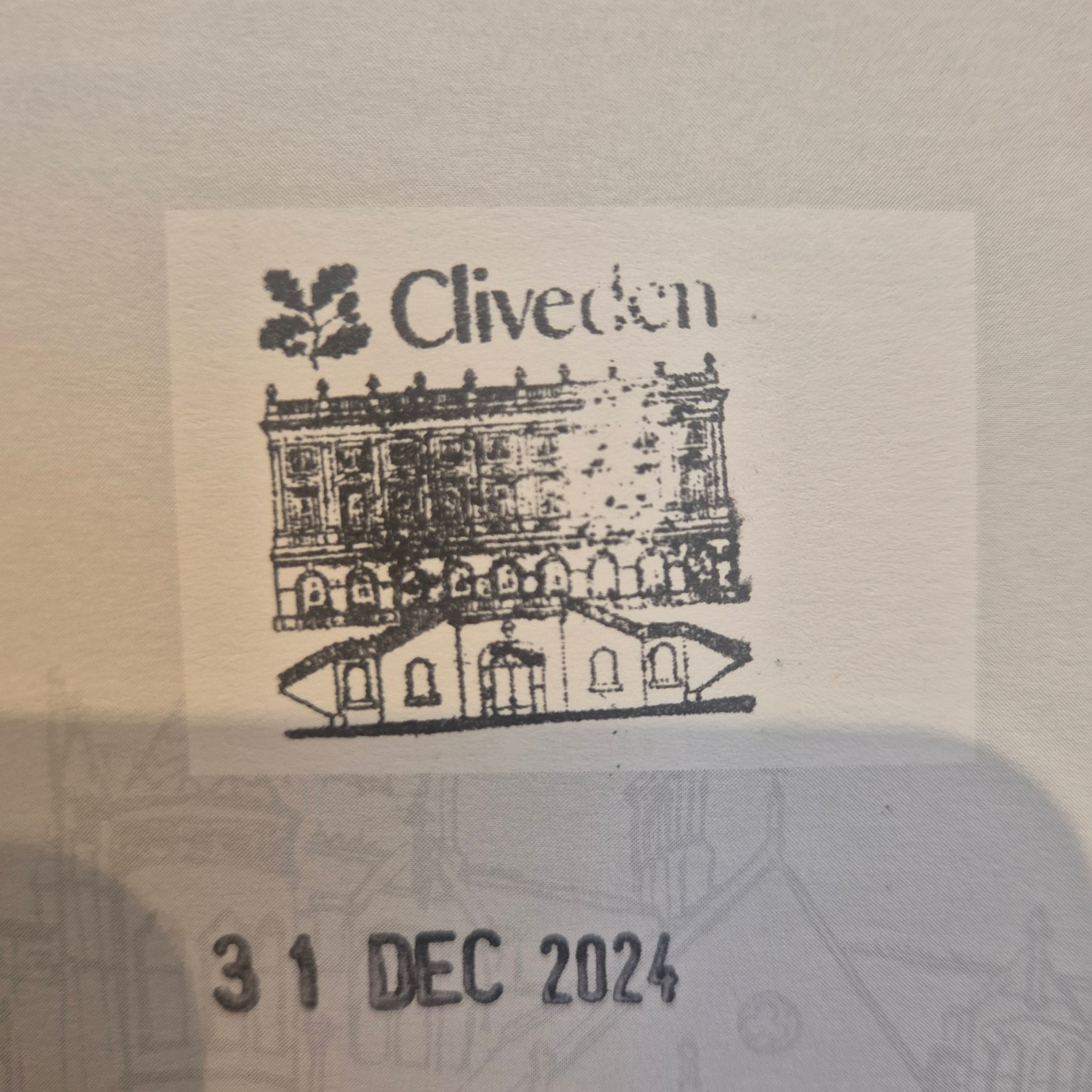 Official stamp shared by Jess Baxter