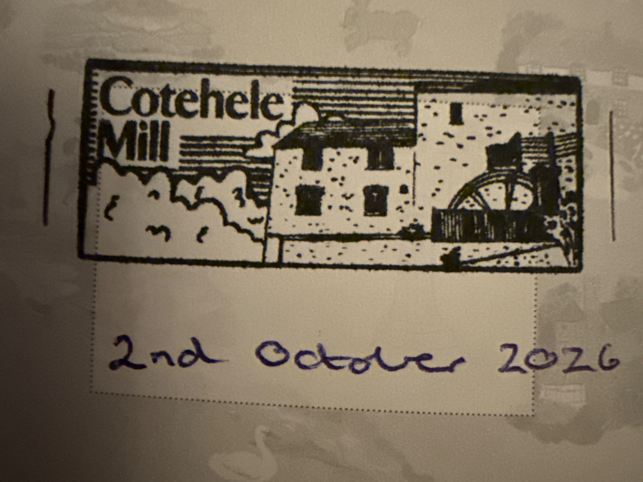 Official stamp shared by Kat Jewell