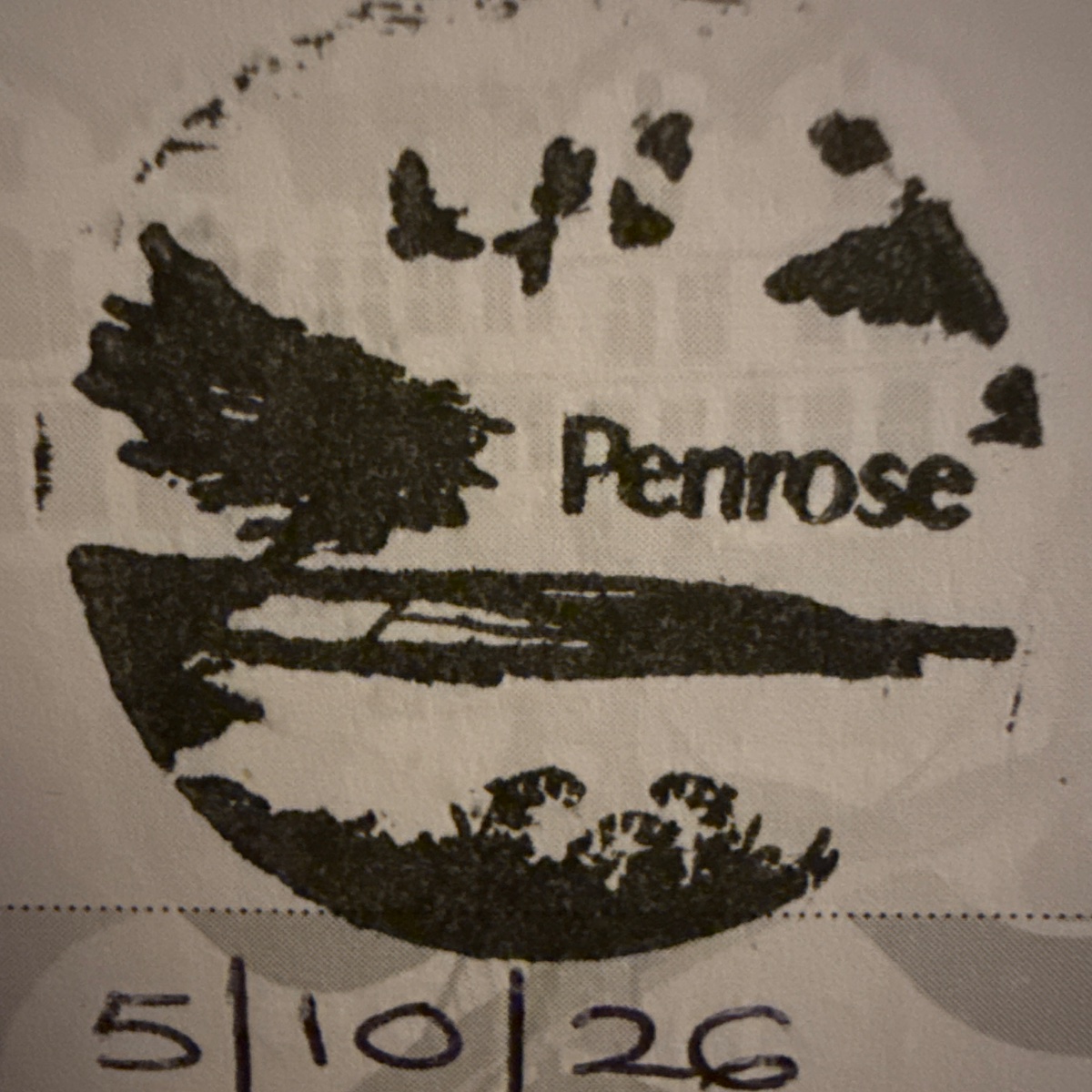 Official stamp shared by Kat Jewell