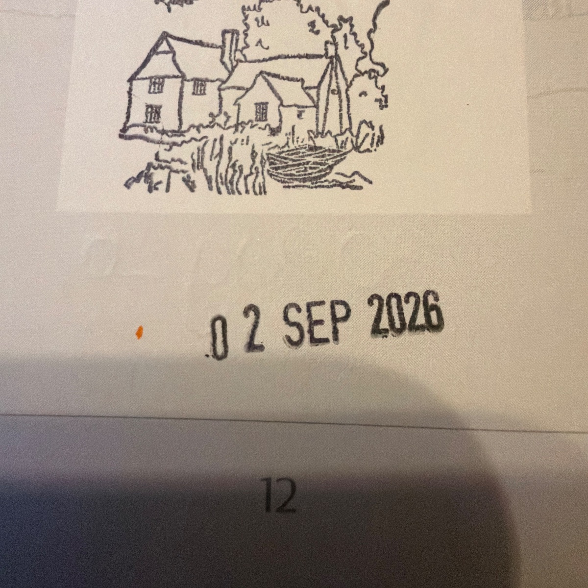 Official stamp shared by Alice Mazarot