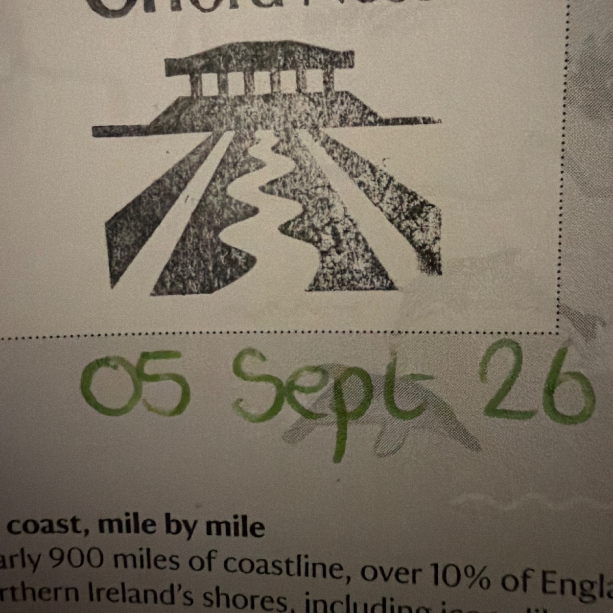 Official stamp shared by Alice Mazarot