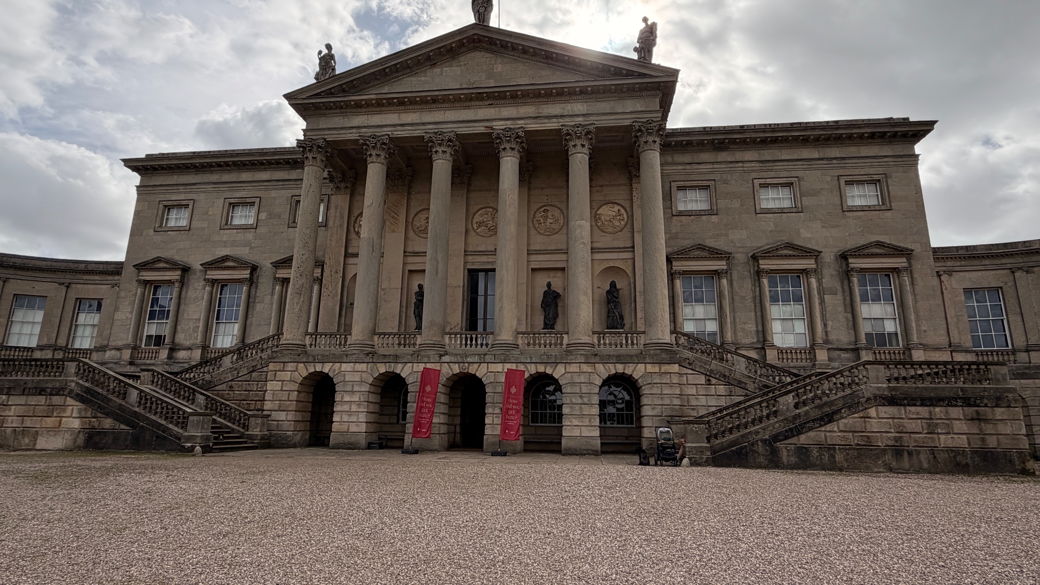 Kedleston Hall, photographed by a visitor