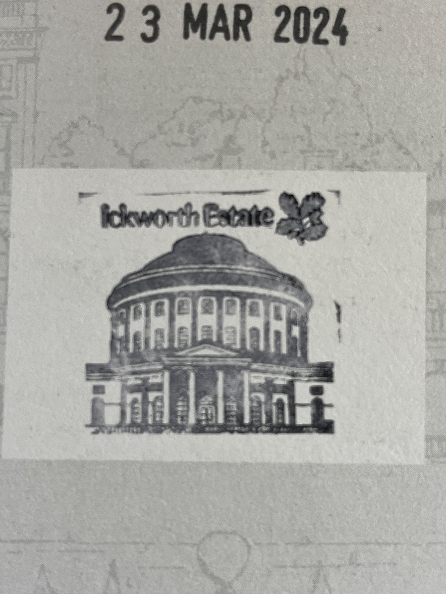 Official stamp shared by Sarah Lemay
