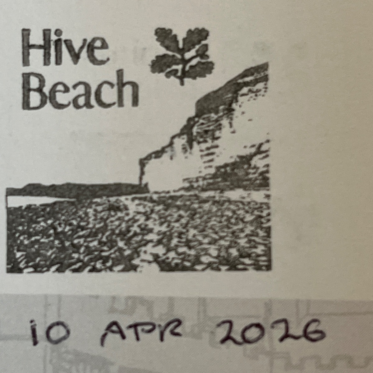 Official stamp shared by Sarah Lemay