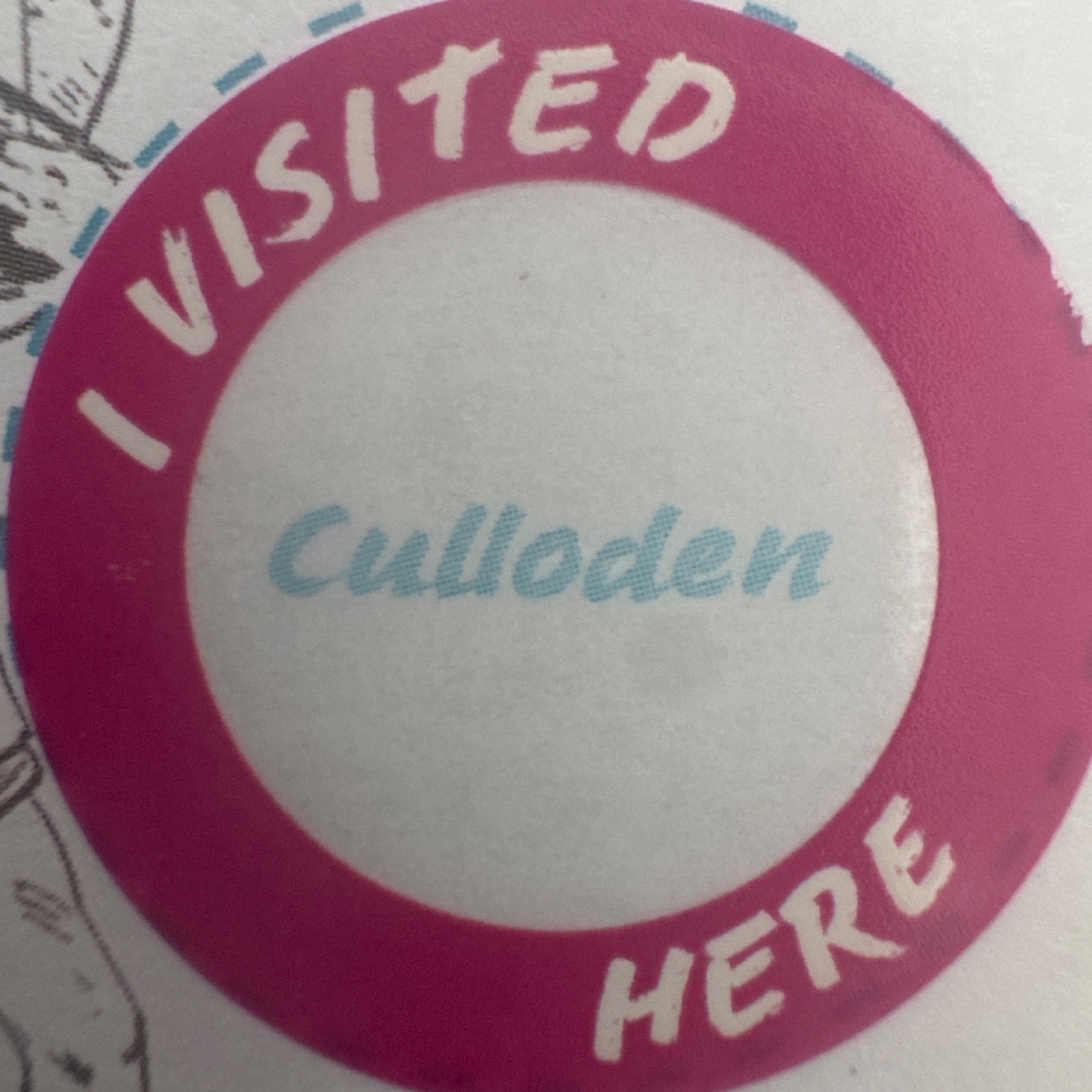 The stamp at Culloden