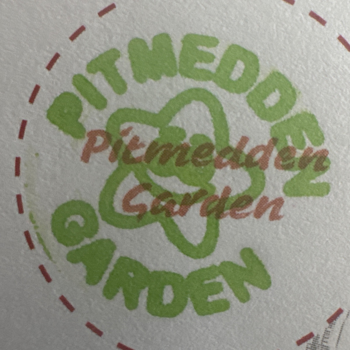 The stamp at Pitmedden Garden