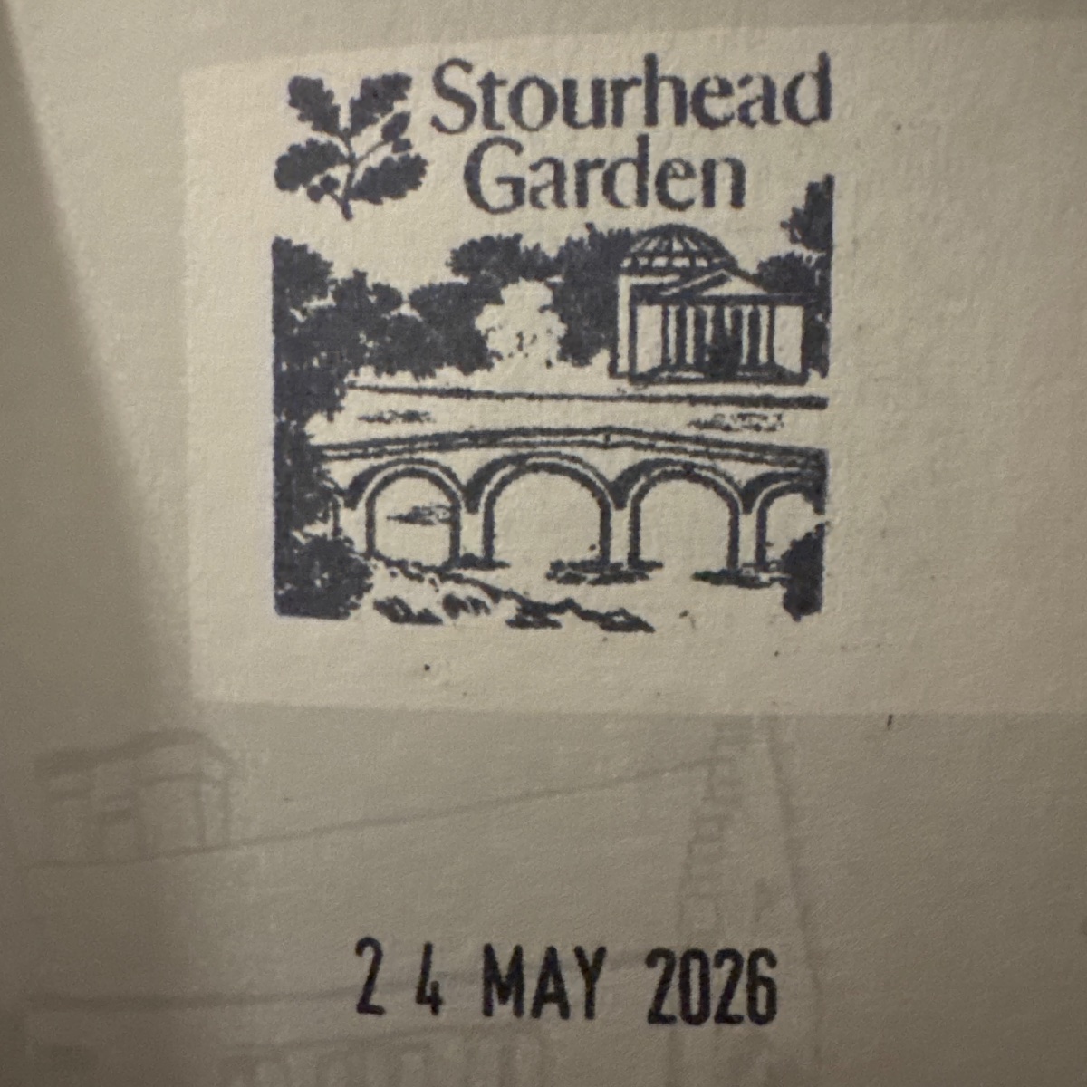 The stamp at Stourhead