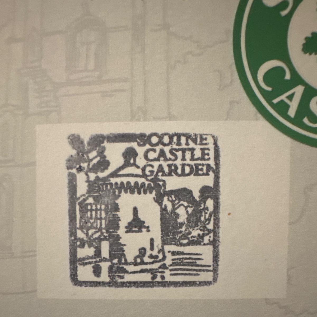 The stamp at Scotney Castle