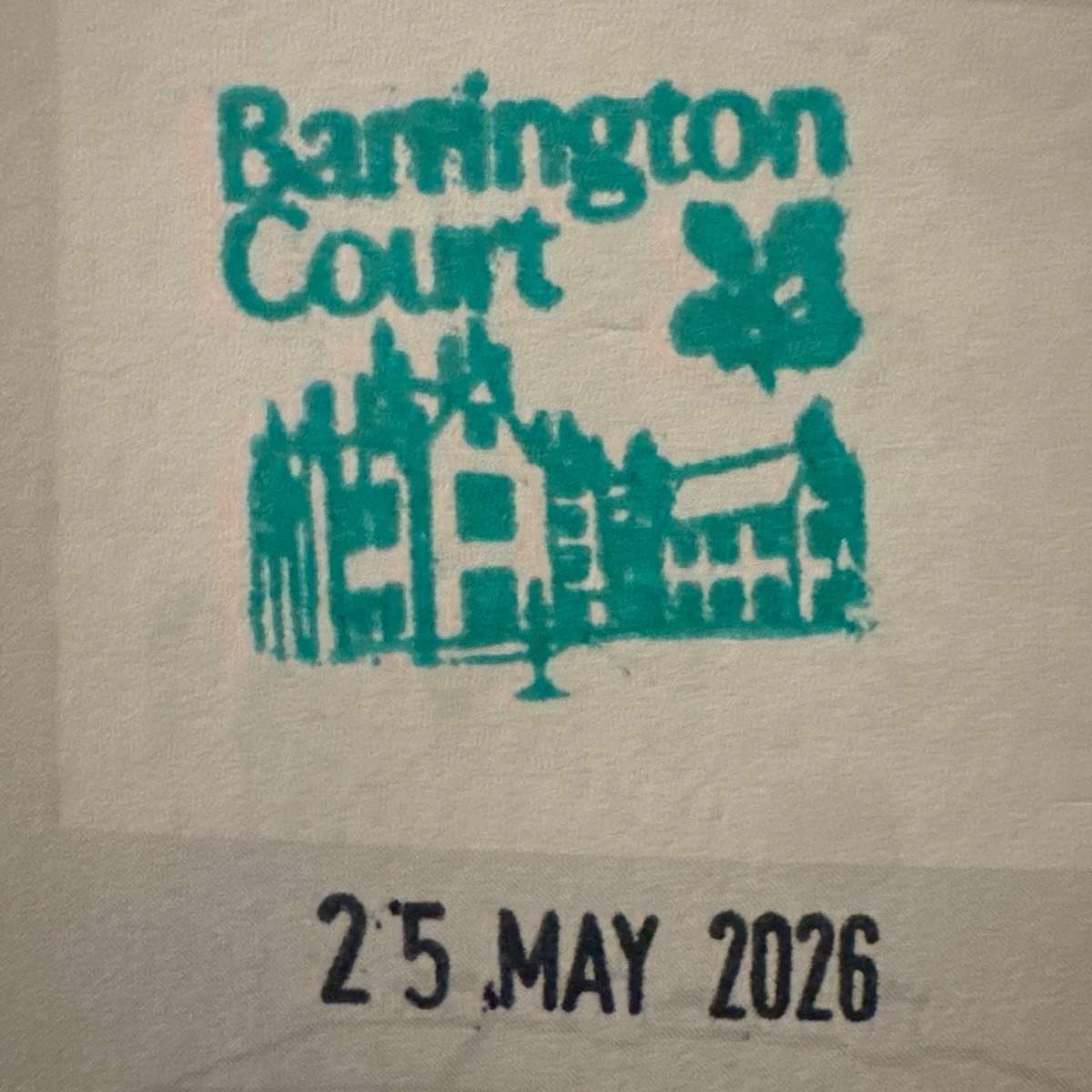The stamp at Barrington Court