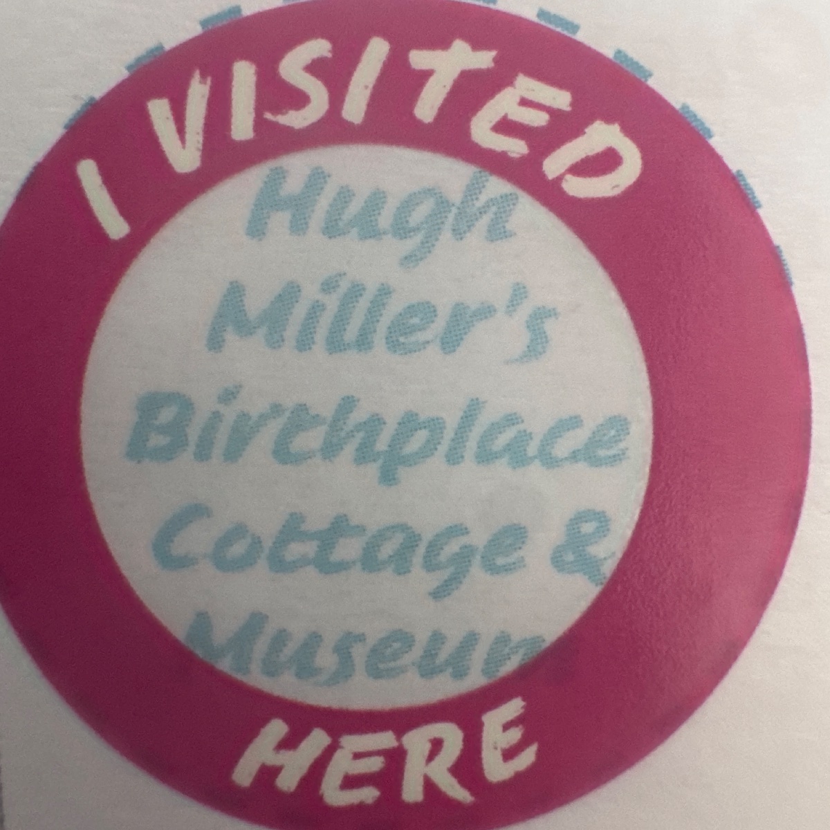 The stamp at Hugh Miller's Birthplace Cottage & Museum