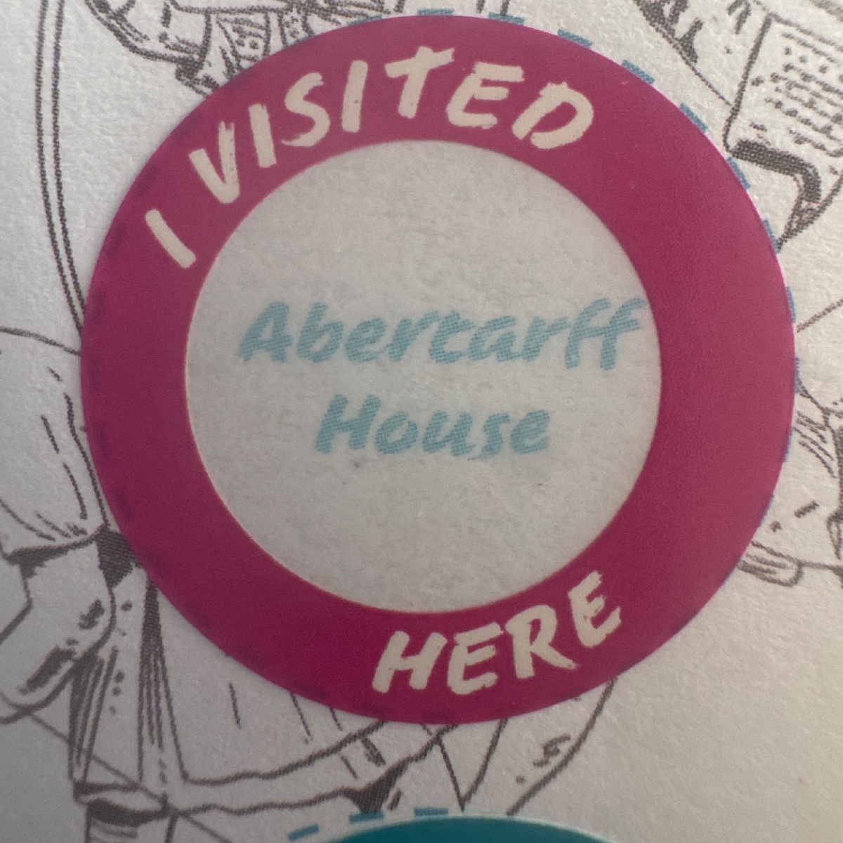 The stamp at Abertarff House