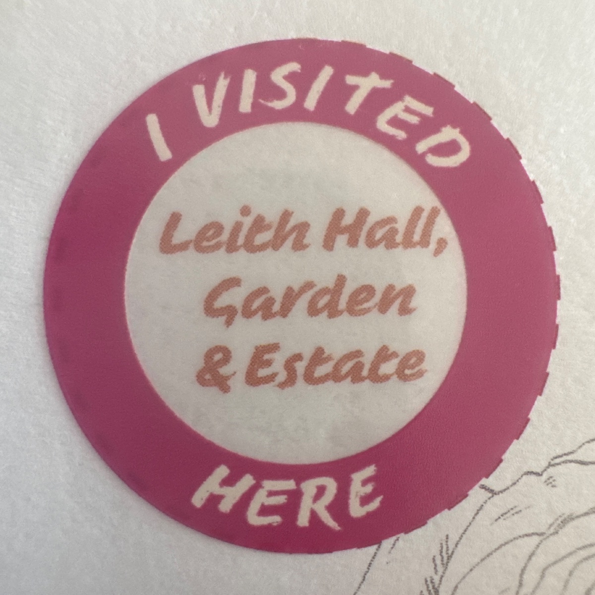 The stamp at Leith Hall, Garden & Estate