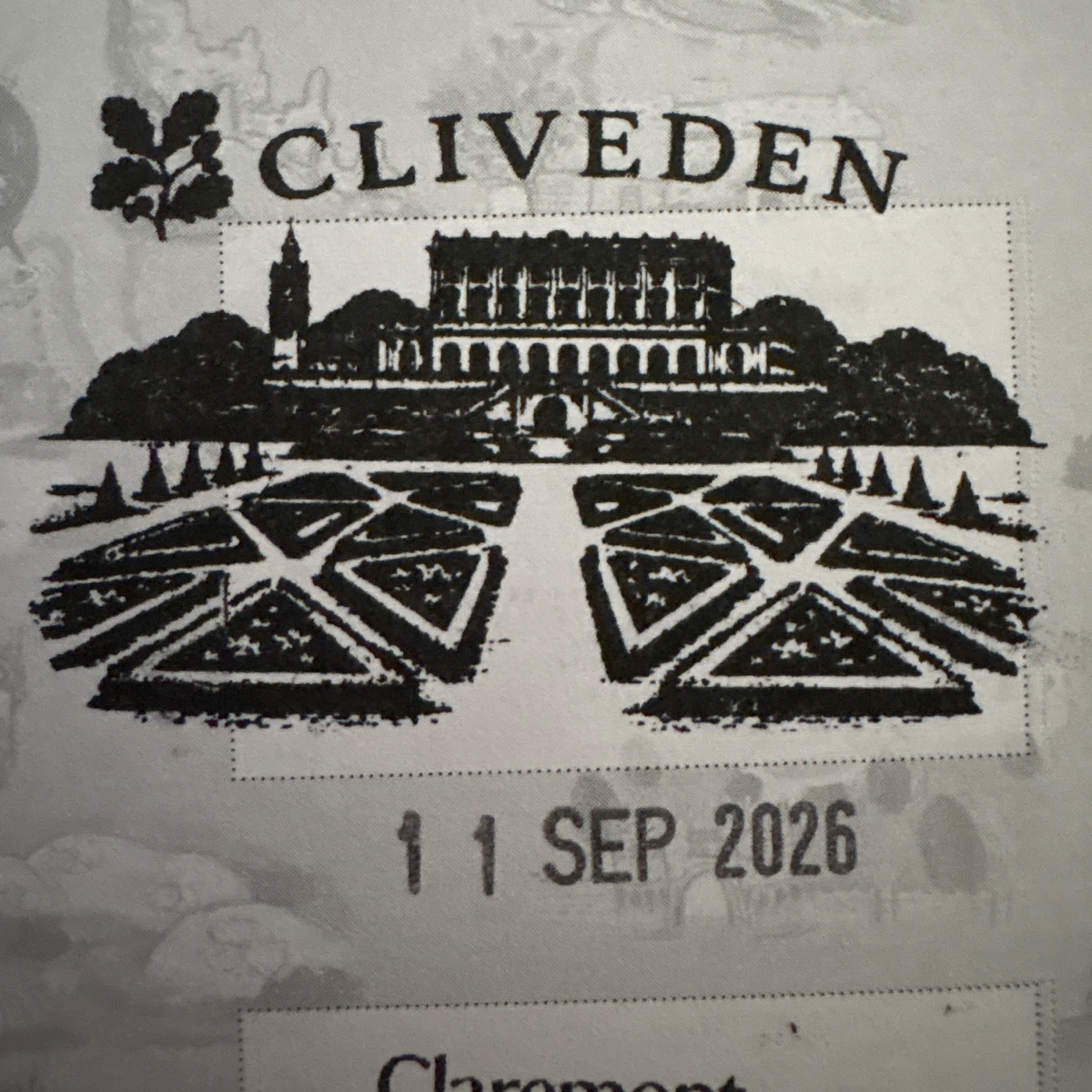Official stamp shared by Carly Chandler