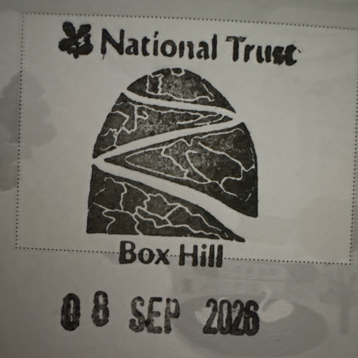 Official stamp shared by Carly Chandler