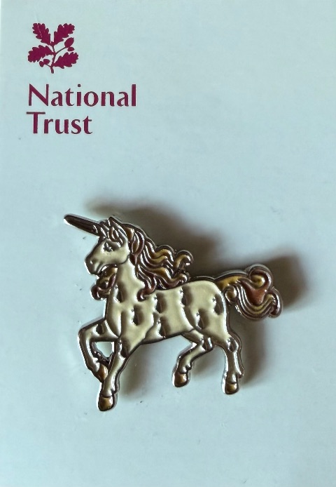 Pin badge at Baddesley Clinton