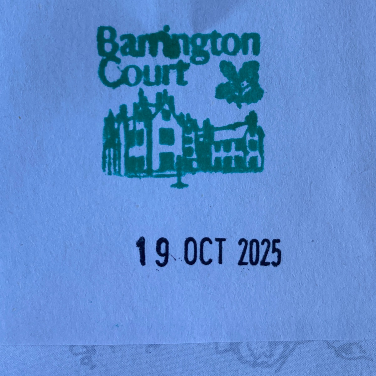 Official stamp shared by Charlotte Arnold