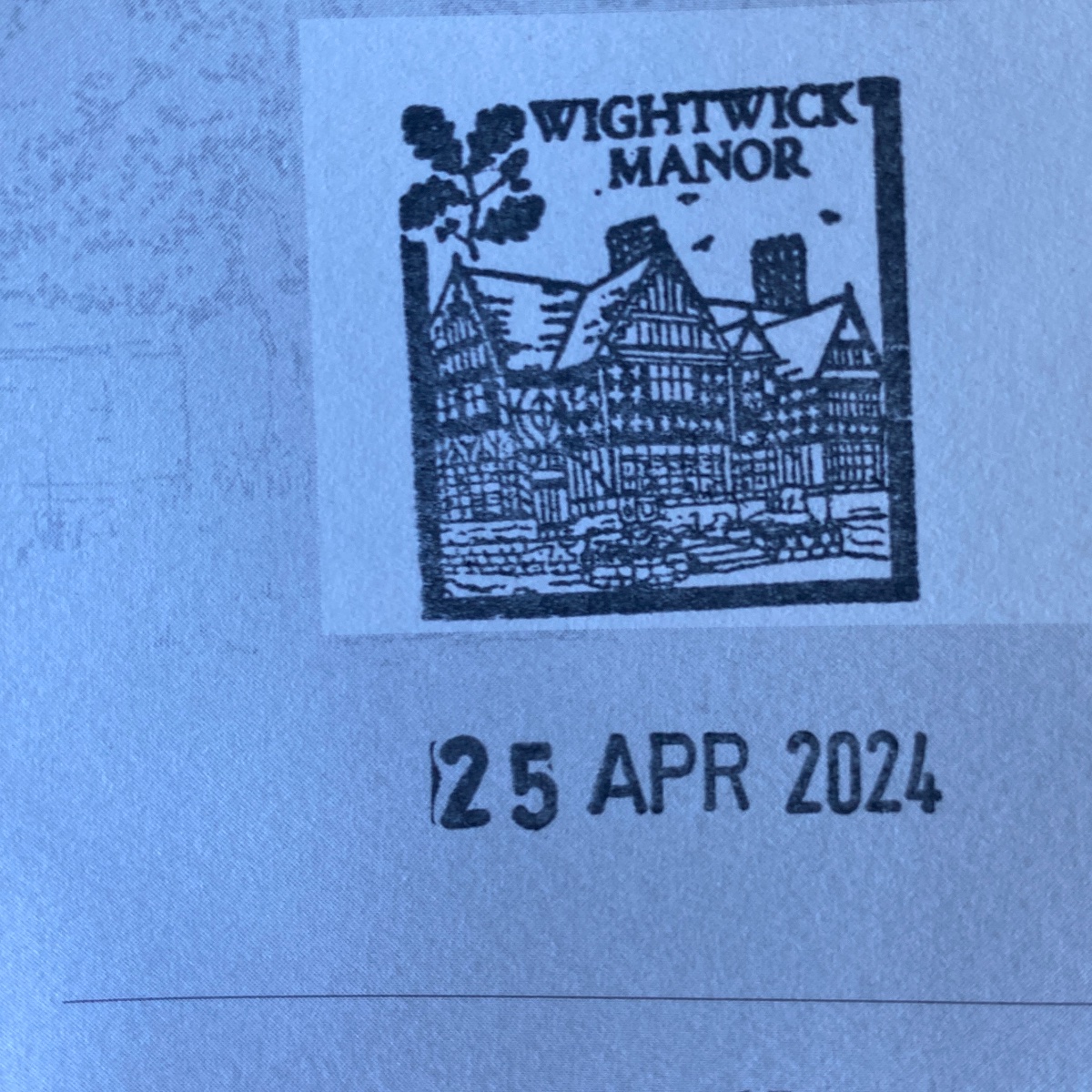 Official stamp shared by Charlotte Arnold
