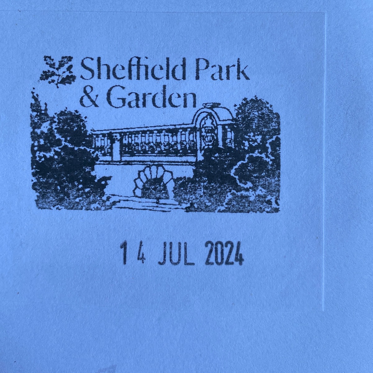 Official stamp shared by Charlotte Arnold