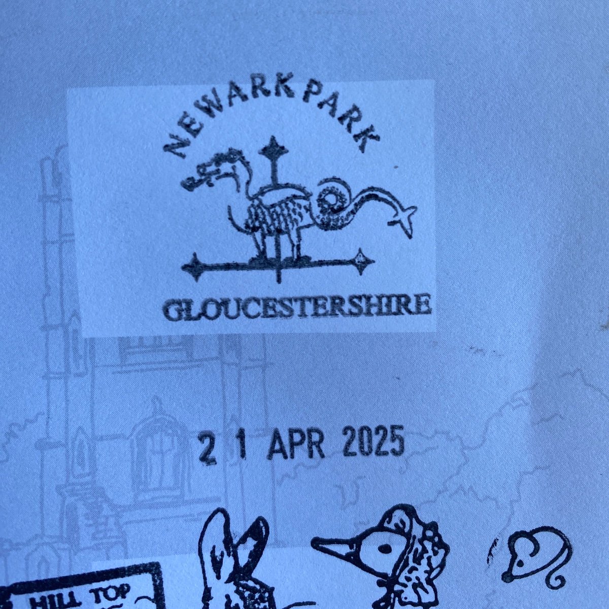 Official stamp shared by Charlotte Arnold