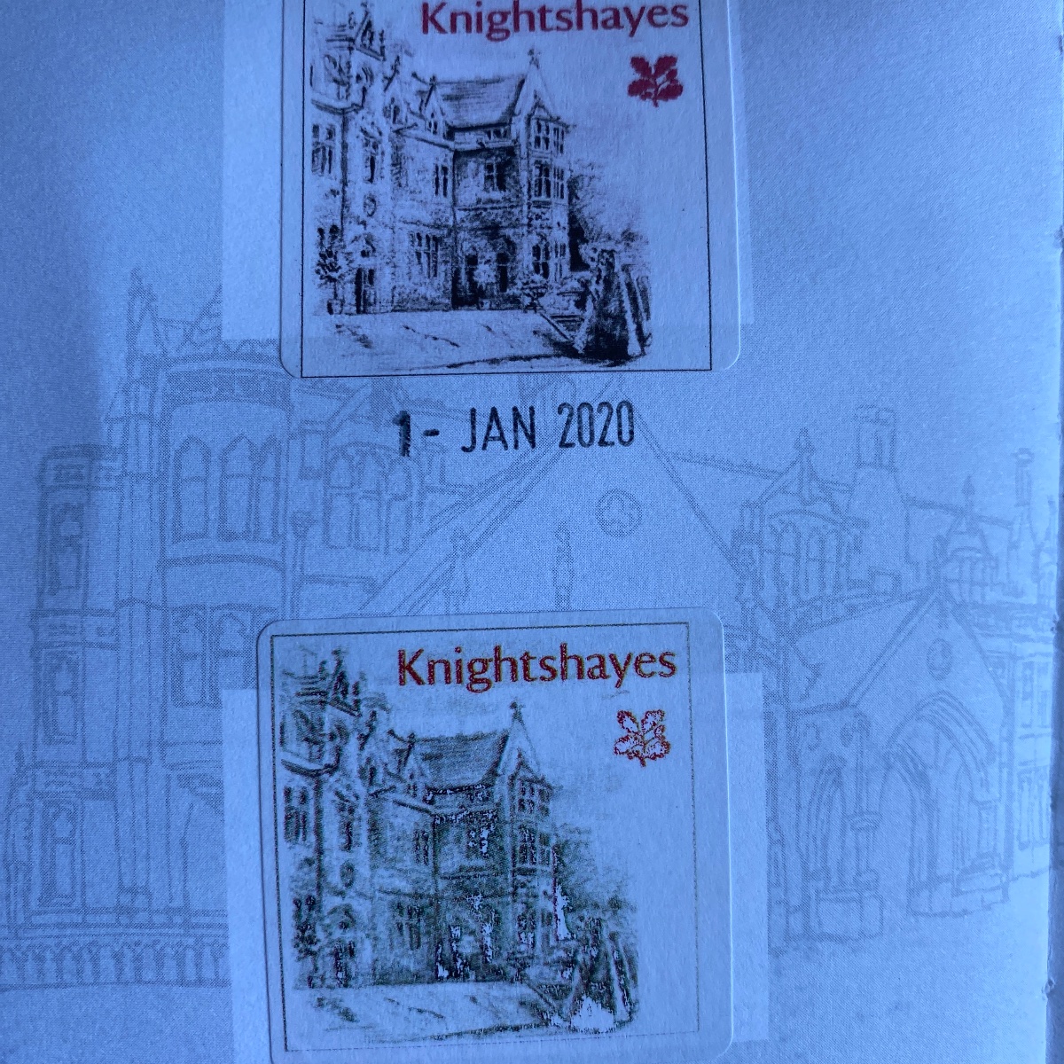 Official stamp shared by Charlotte Arnold