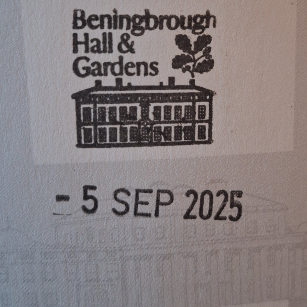 Official stamp shared by Kerensa Rees