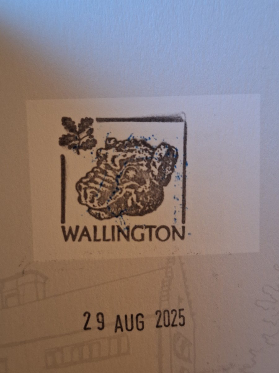 Official stamp shared by Kerensa Rees